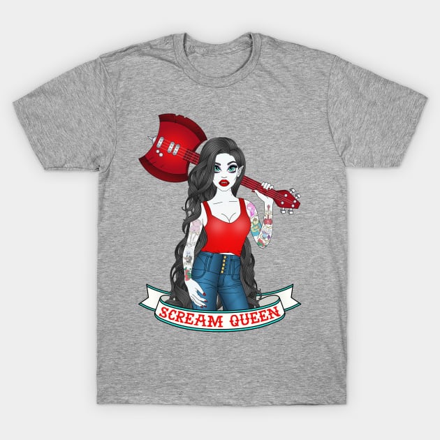 Scream Queen T-Shirt by jadeboylan